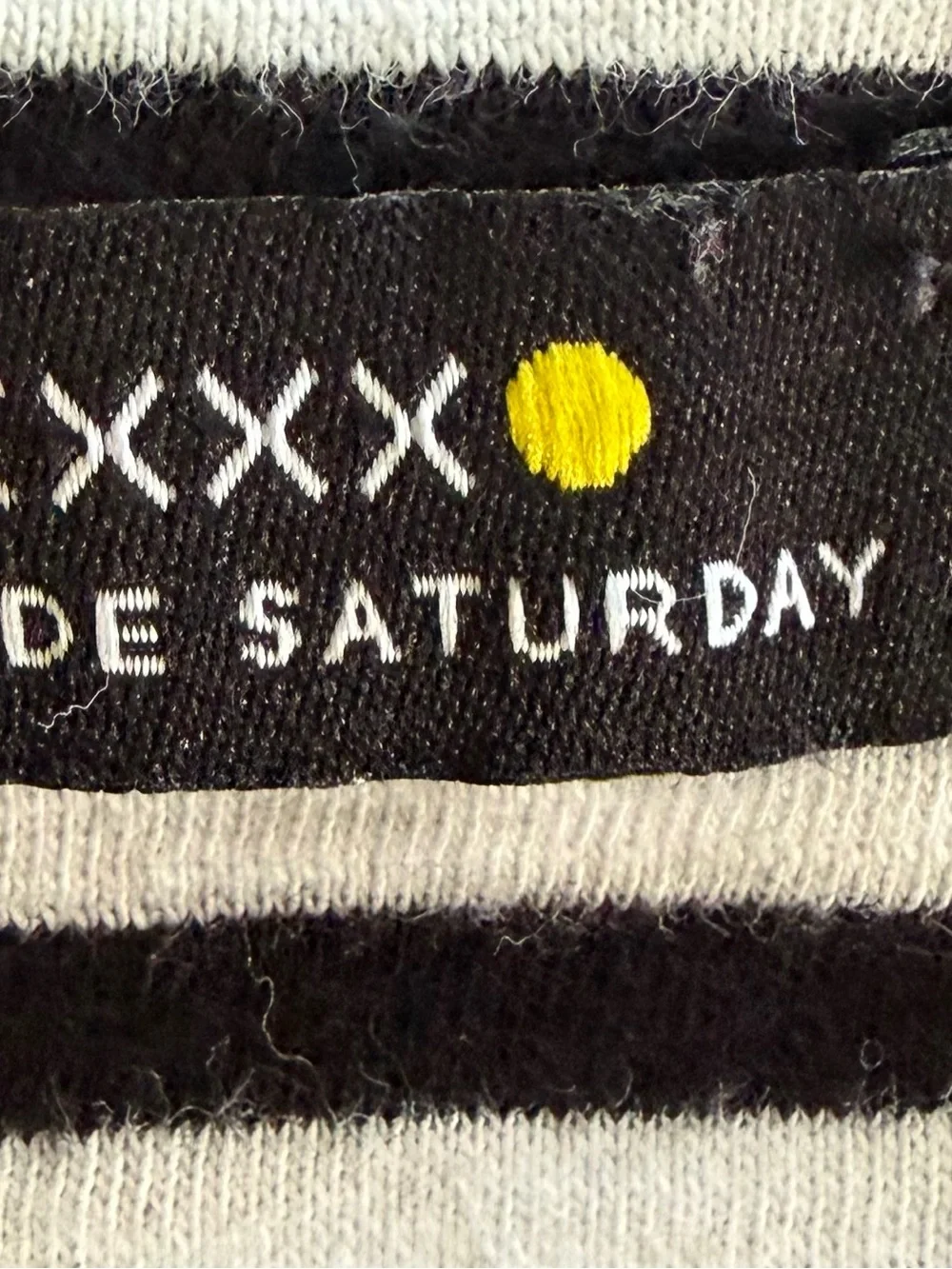 kate spade Black and White Striped Sleeveless Mini Dress